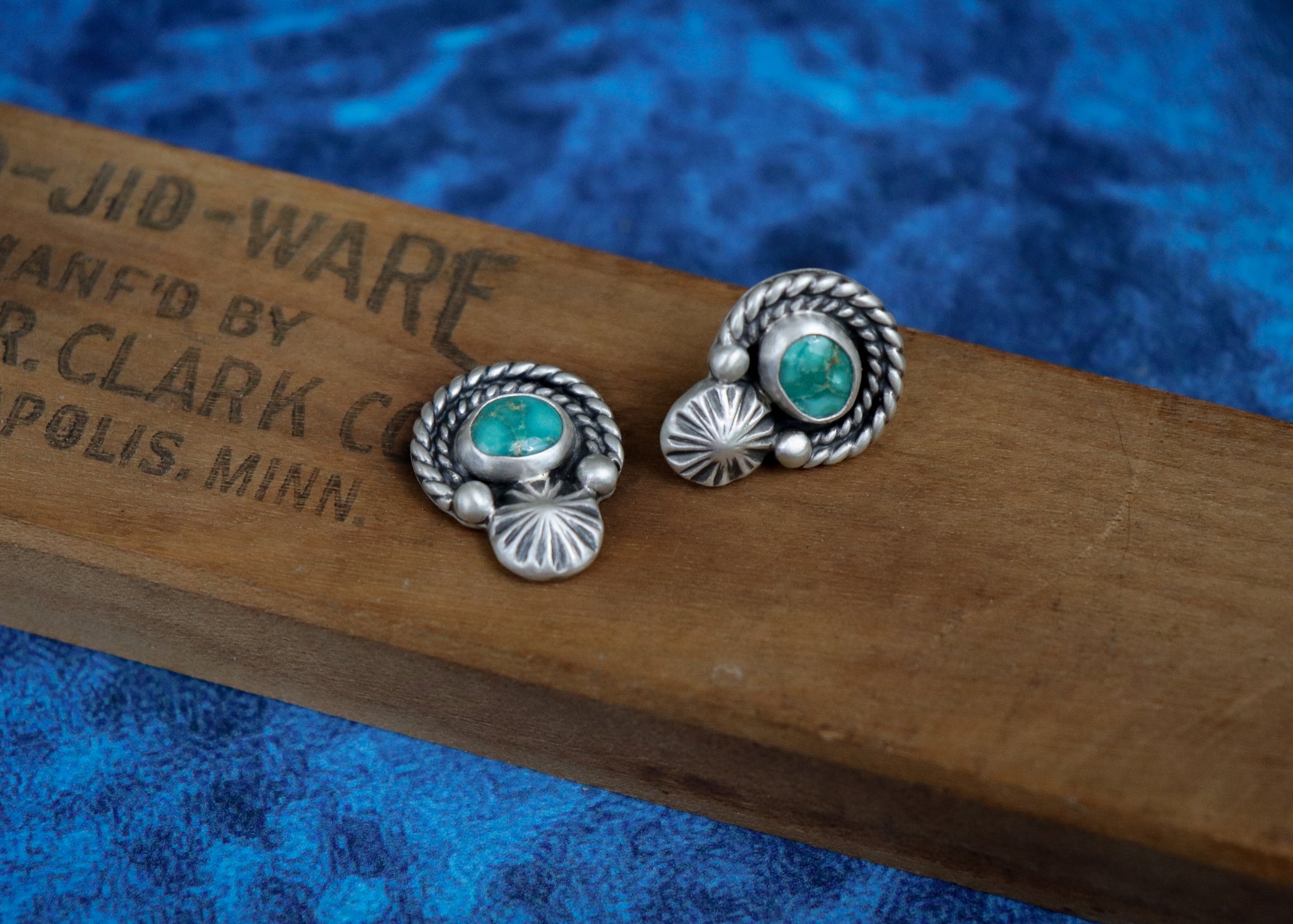 Mojave Studs - Emerald Valley Turquoise