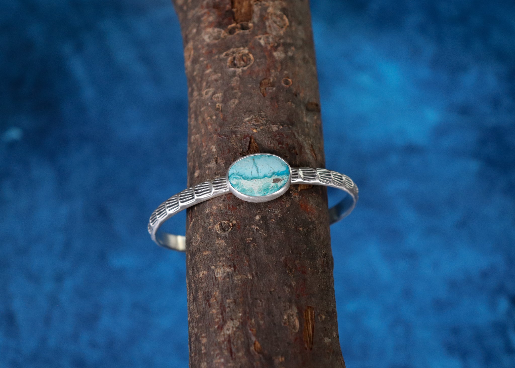 Willow Cuff - White Water Turquoise