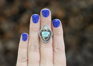 Aurora Ring - Gobi Turquoise - Size 9