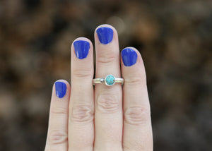 Starburst Ring - Fox Turquoise - Size 9