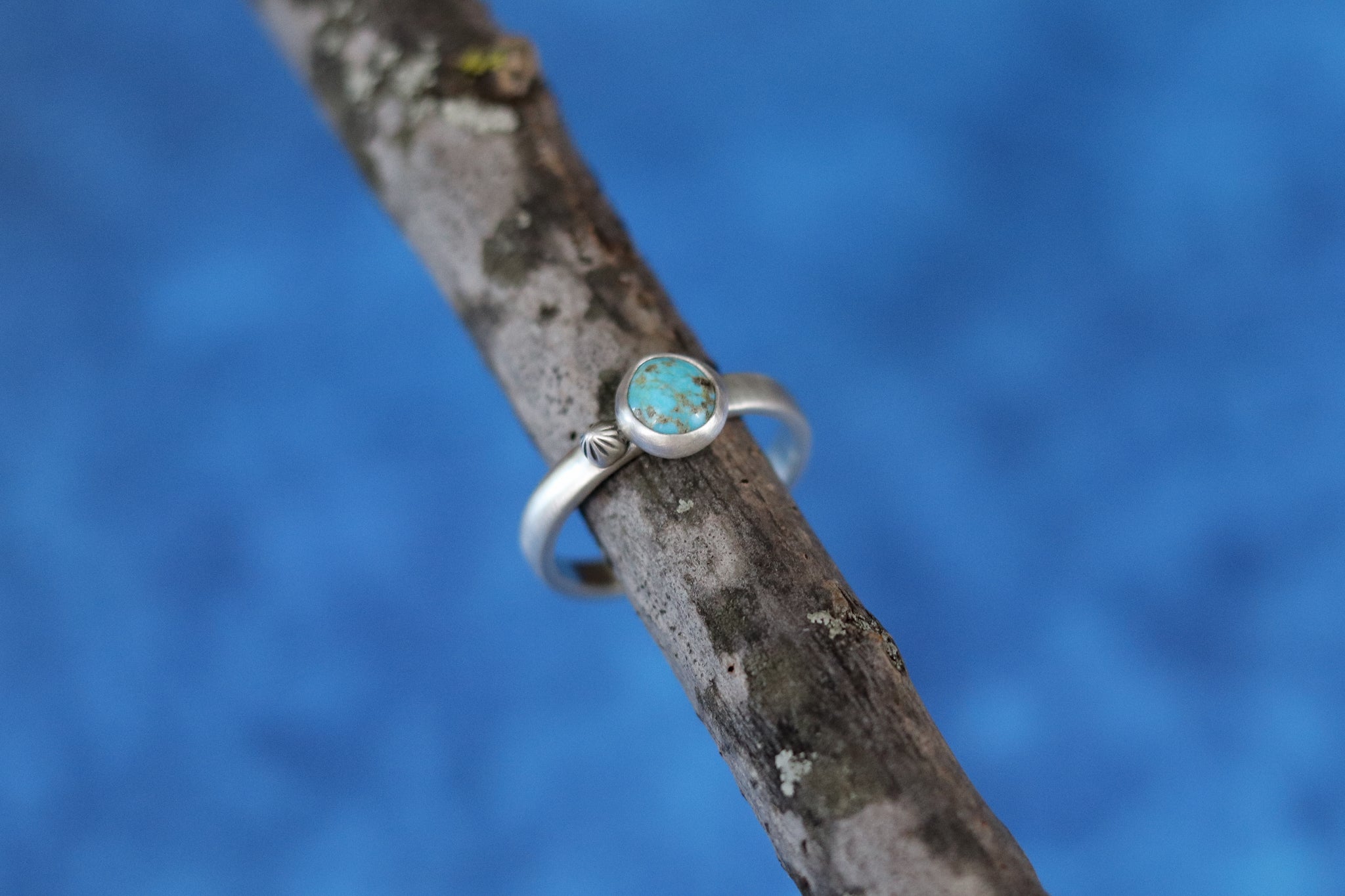 Starburst Ring - Fox Turquoise - Size 9
