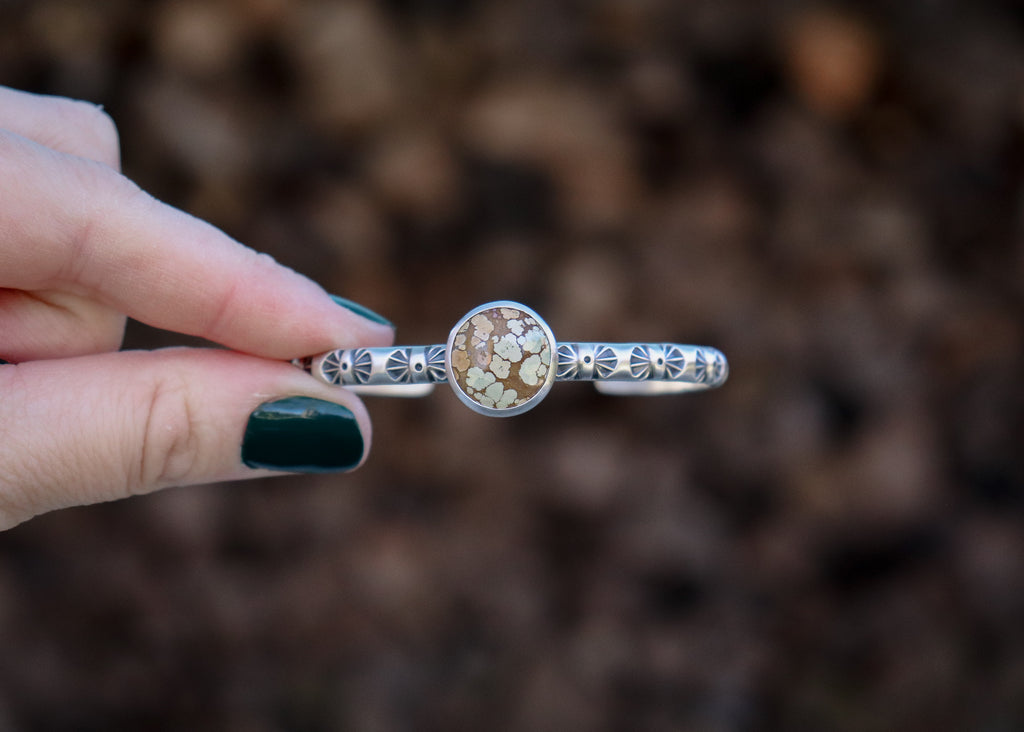 Bloom Cuff - Treasure Mt. Turquoise