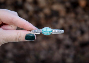 Willow Cuff - White Water Turquoise