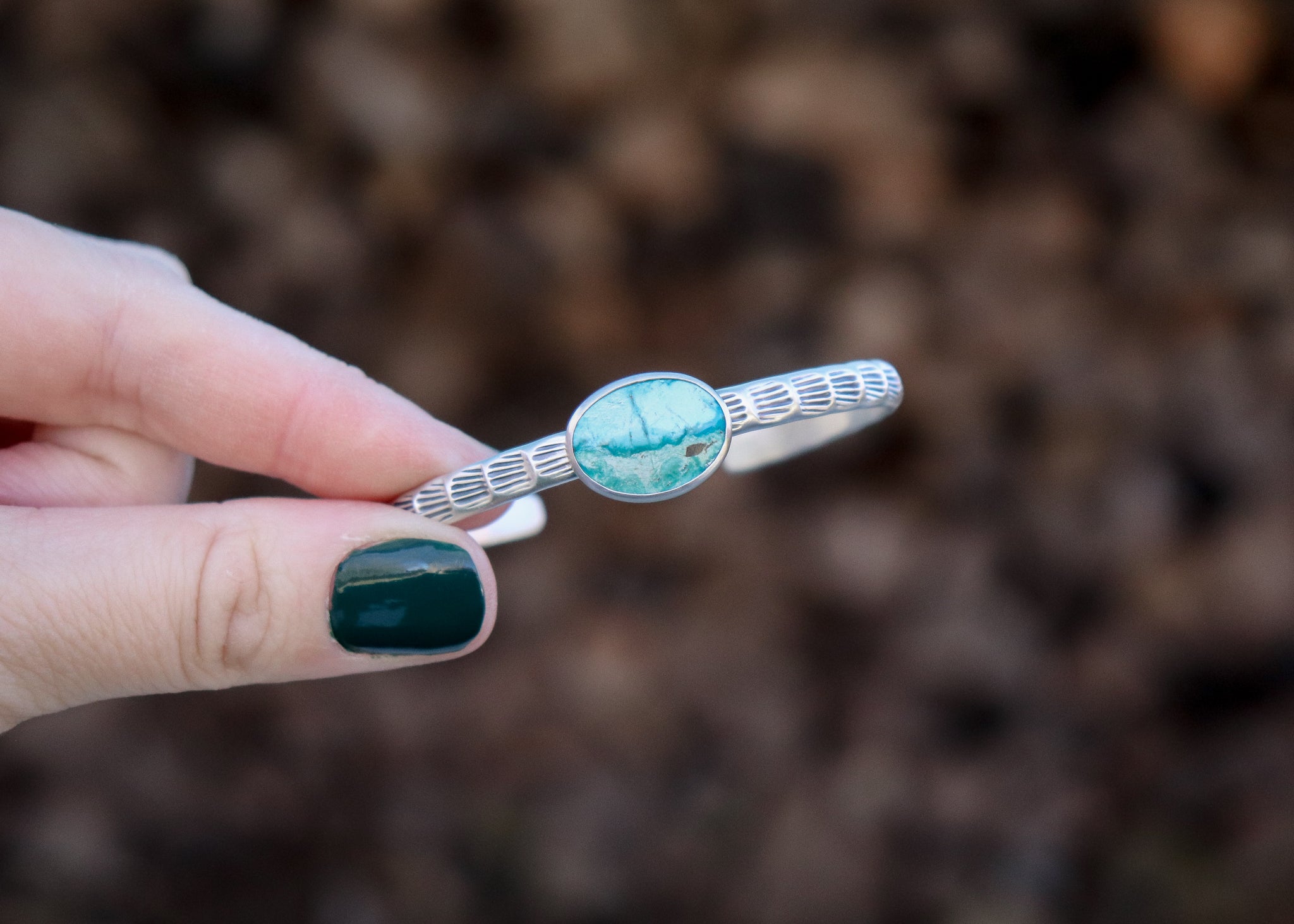 Willow Cuff - White Water Turquoise