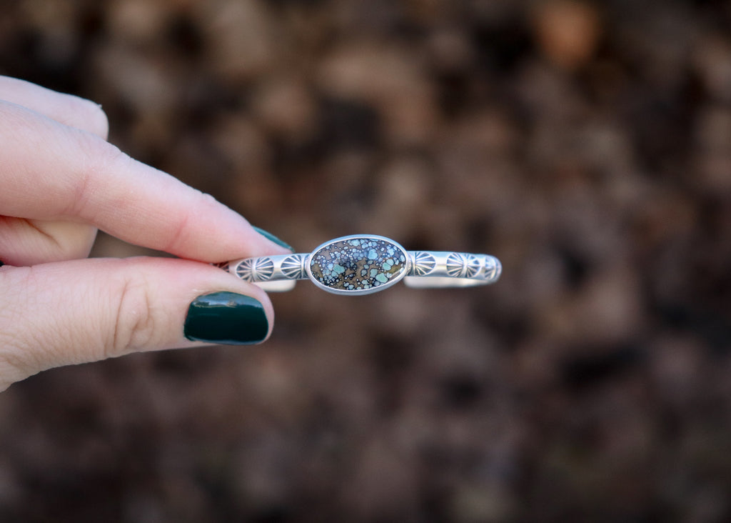 Flora Cuff - Starfox Variscite