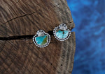 Floret Studs - Hubei Turquoise