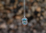 Acacia Necklace - Stormy Mt. Turquoise