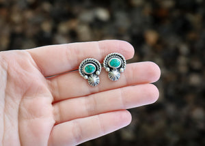 Mojave Studs - Emerald Valley Turquoise