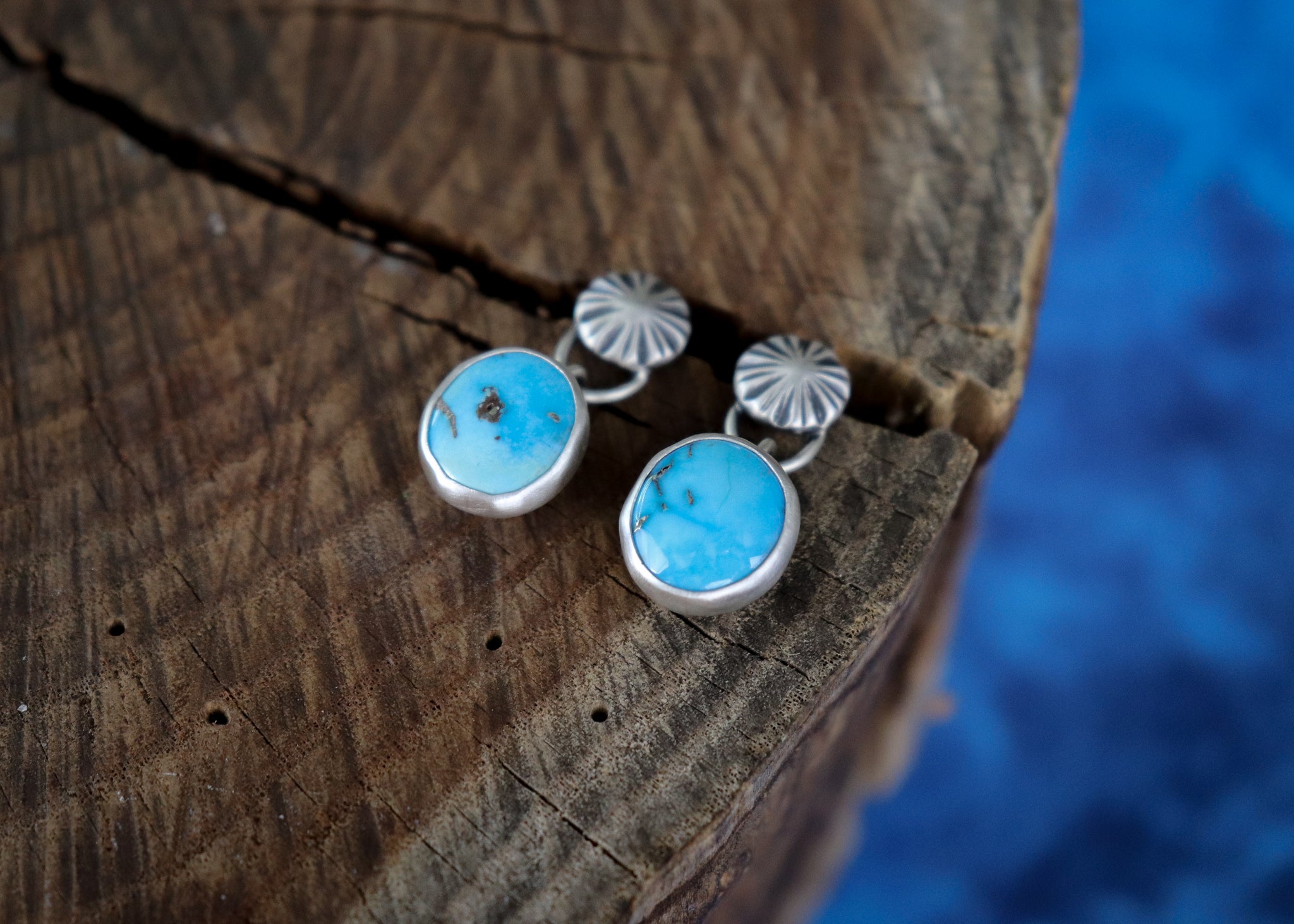 Starburst Earrings - Sonoran Rose Turquoise