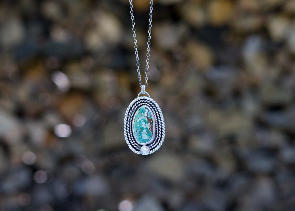 Portal Necklace - Hubei Turquoise