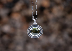 Ripple Necklace - Moldavite