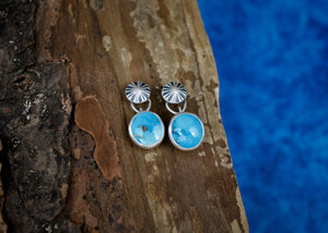 Starburst Earrings - Sonoran Rose Turquoise