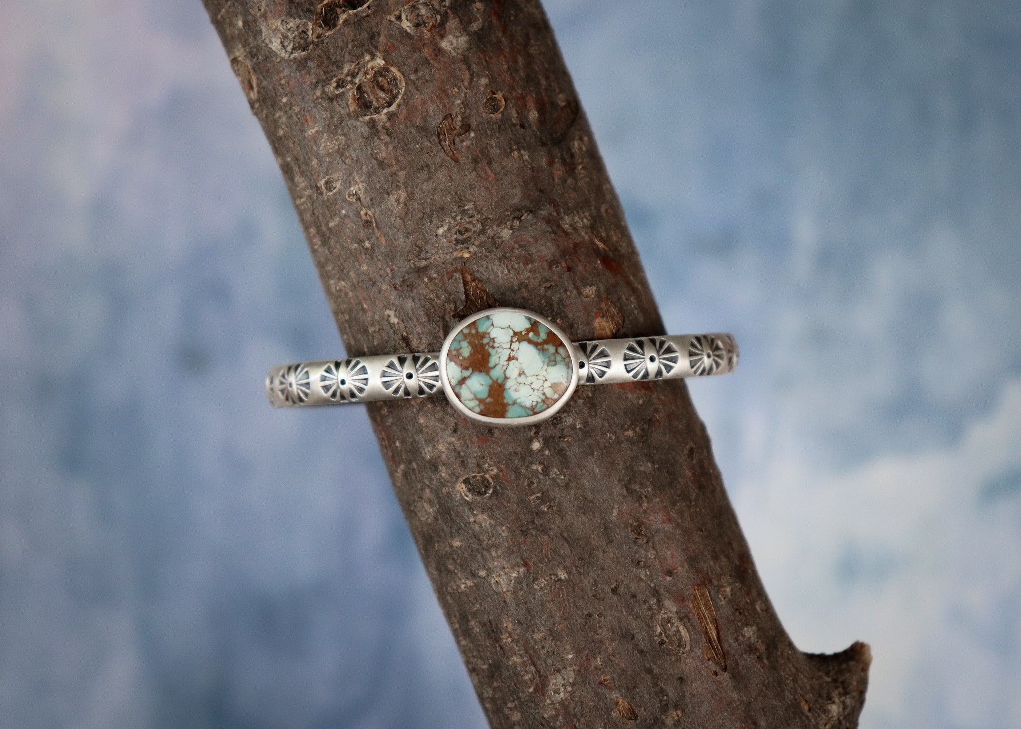 Bloom Cuff  - Red River Turquoise