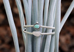 Turquoise + Shell Cuff