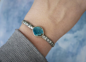 Bloom Cuff - Number 8 Turquoise